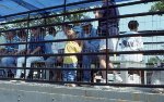 Folks seated in one of the open-air cars prior to departure